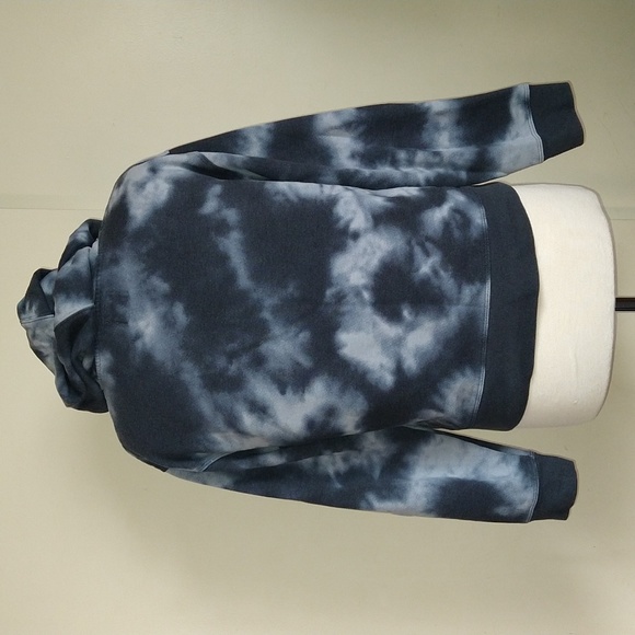 Champion Tie Dye Crop Sweat Shirt Hoodie - Picture 4 of 12
